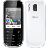 Korpusas Nokia 202 Asha white HQ 